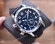 High Quality Copy Patek Philippe Calatrava Pilot Travel Time Watches Ss Black Dial (2)_th.jpg